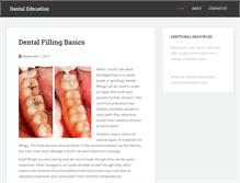 Tablet Screenshot of dental-education.ch